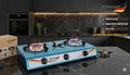 German Plus Stainless 3-in-1 Gas Stove – 2-Burner Tabletop with Powerful Flame