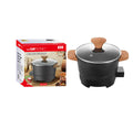 Citronic LEE-003 Multi-Function Electric Pot – 650W, 2.5L, 10-in-1, Wooden Handles & Glass Lid