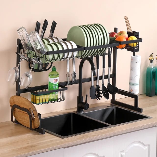 Over-the-Sink Dish Drying Rack