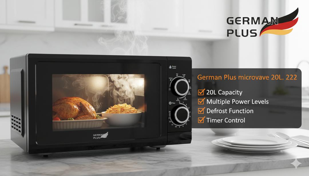 German Plus Microwave Oven 20L - Model 222