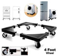 Adjustable Appliance Mobile Base with 4 Locking Wheels – For Washing Machine, Fridge & Shelves