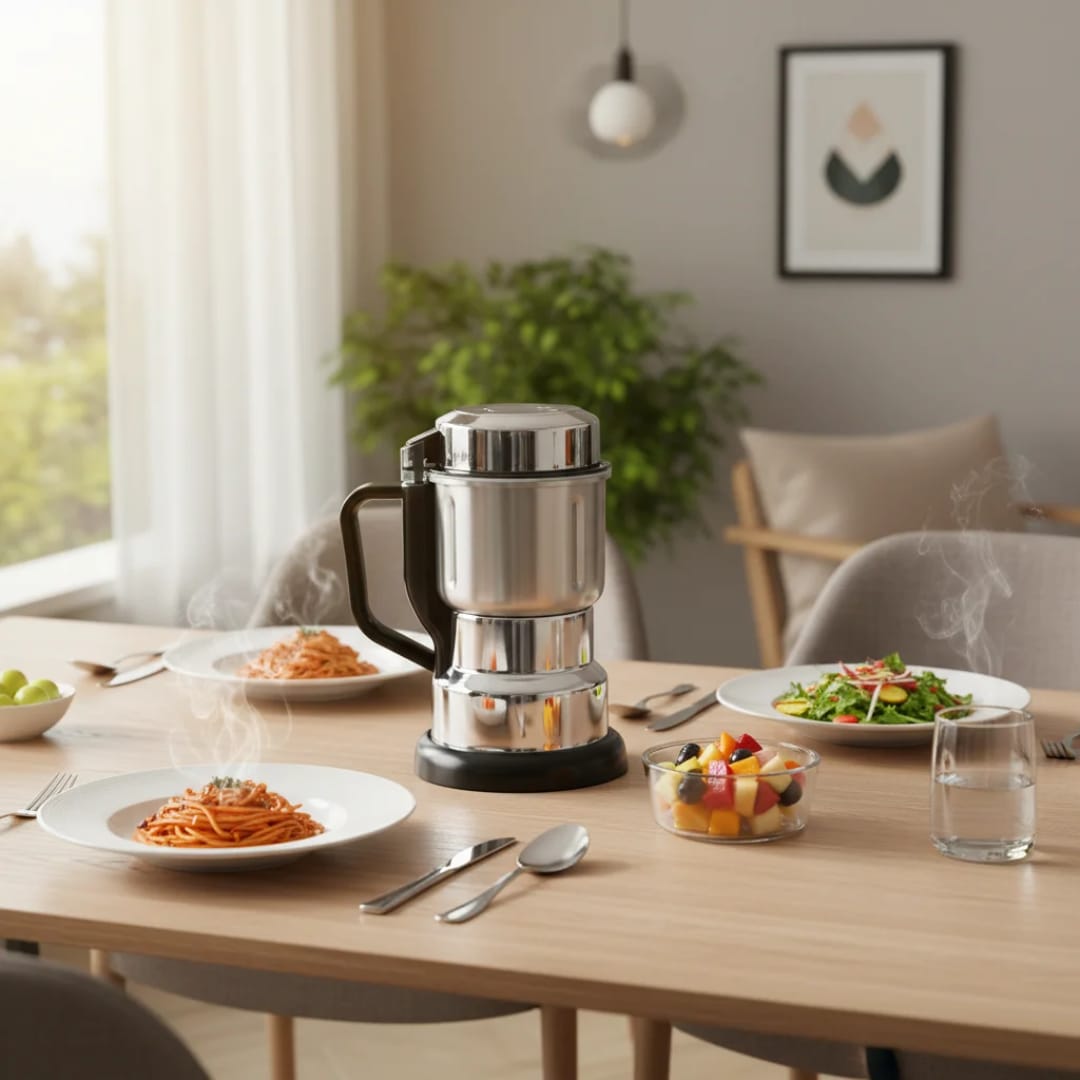 Stainless Steel Electric Table-Top Grinder & Blender