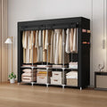 Portable Wardrobe with Fabric Cover – Large Clothes Rack