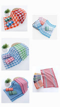 Checkered Cotton Towels Set – Assorted Colours