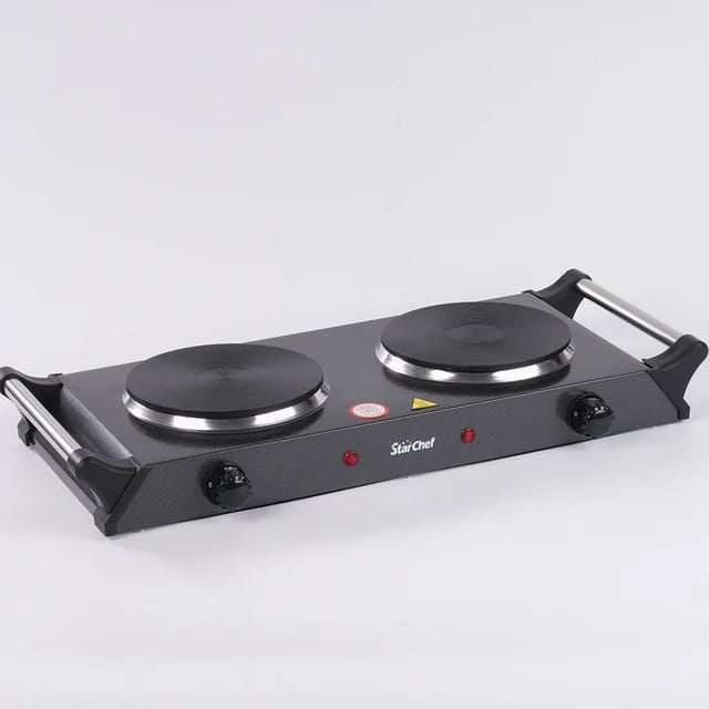 StarChef Double Burner Electric Hot Plate – 2400W Portable Cooktop